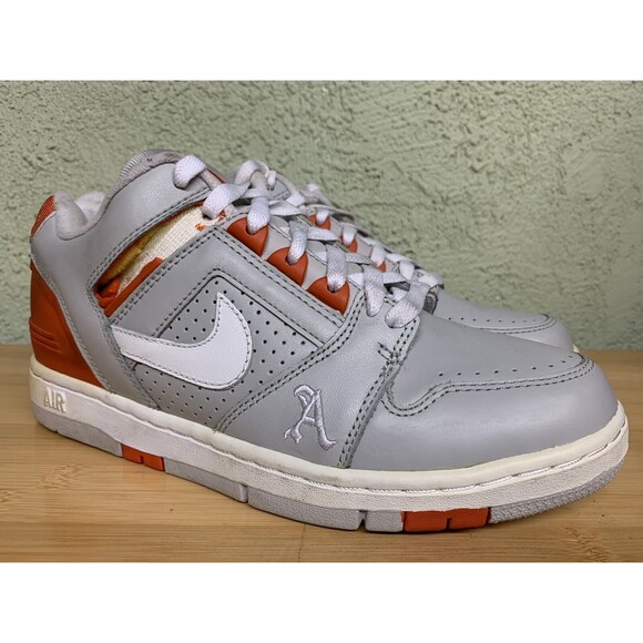 NIKE AIR FORCE 2 II GREY ORANGE 305602-013 ALPHA PHYSICAL CLUB terminator Sz 8.5 main image 4